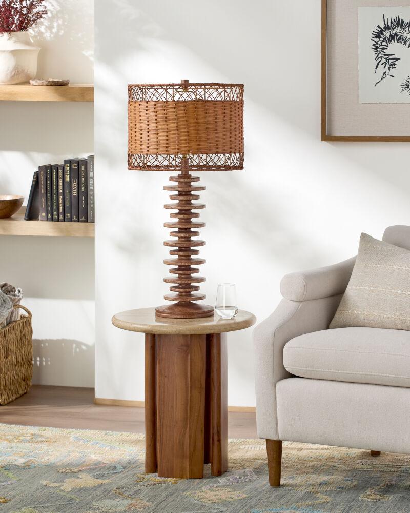 Livabliss Ukwi UKW-006 31"H x 16"W x 16"D Table Lighting