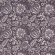 Schumacher Pomegranate Print Aubergine Fabric