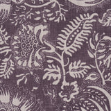 Schumacher Pomegranate Print Aubergine Fabric