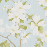 Schumacher Blooming Branch Sky Fabric