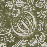 Schumacher Pomegranate Print Olive Fabric