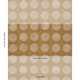 Schumacher Una Hand Block Print Ochre Fabric