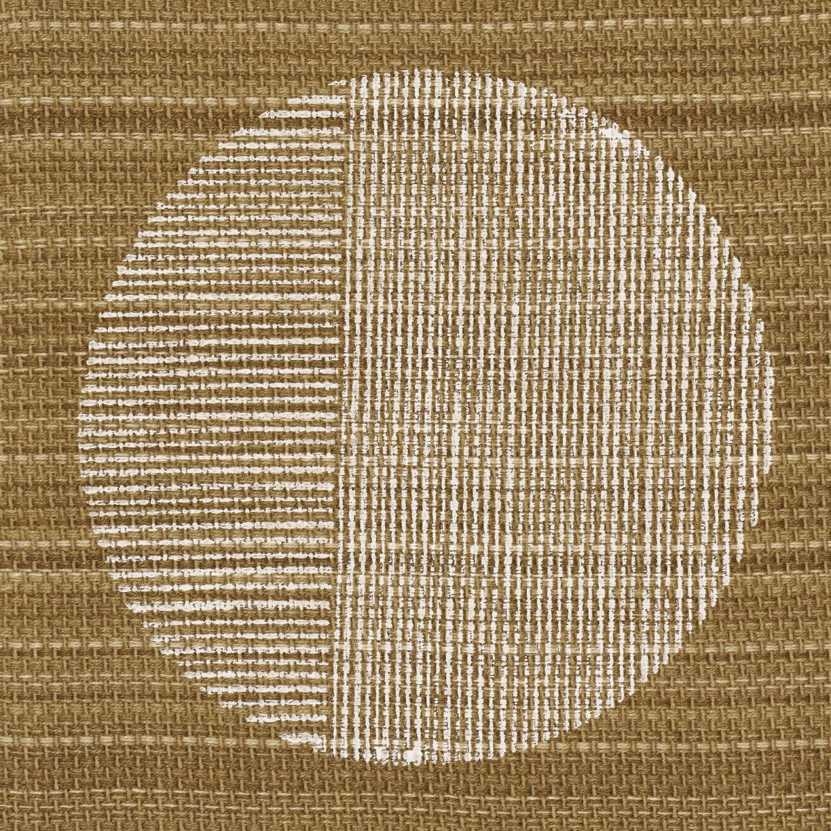 Schumacher Una Hand Block Print Ochre Fabric