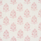 Schumacher Aditi Hand Blocked Print Blush Fabric