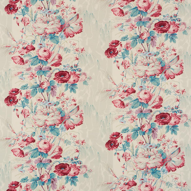 Schumacher Boughton House Rouge Fabric