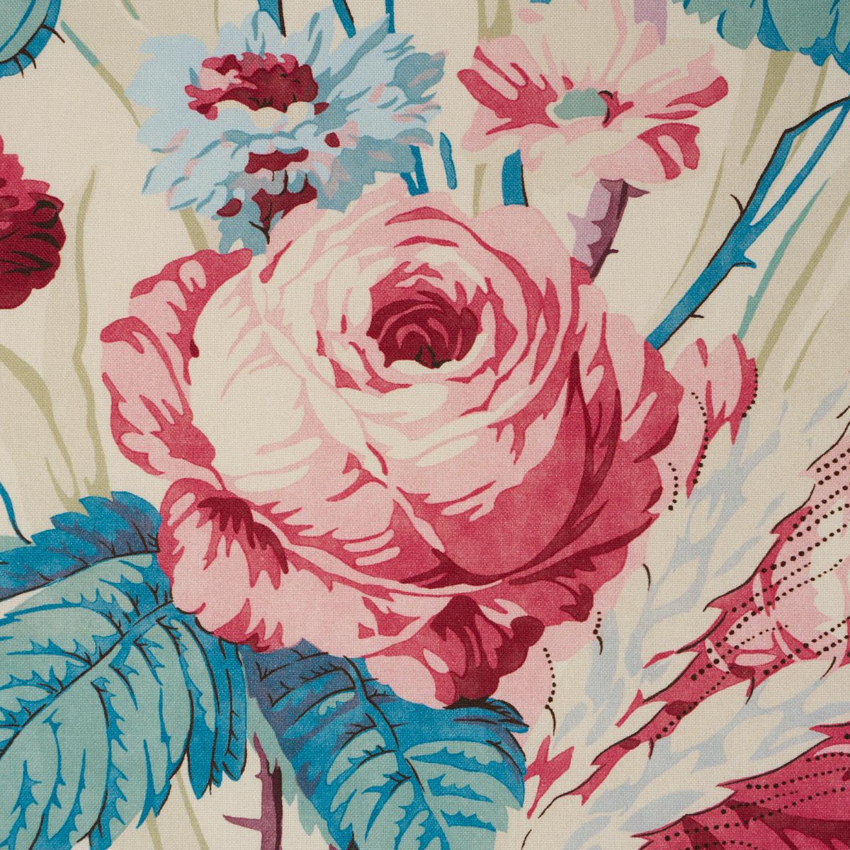 Schumacher Boughton House Rouge Fabric