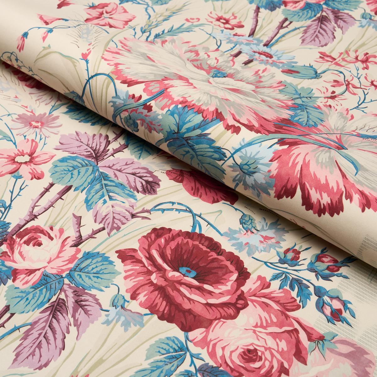 Schumacher Boughton House Rouge Fabric