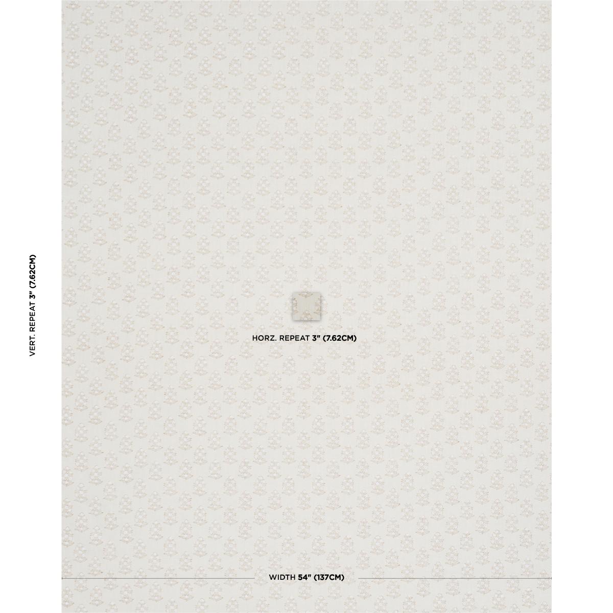 Schumacher Aditi Hand Blocked Print Sage Fabric