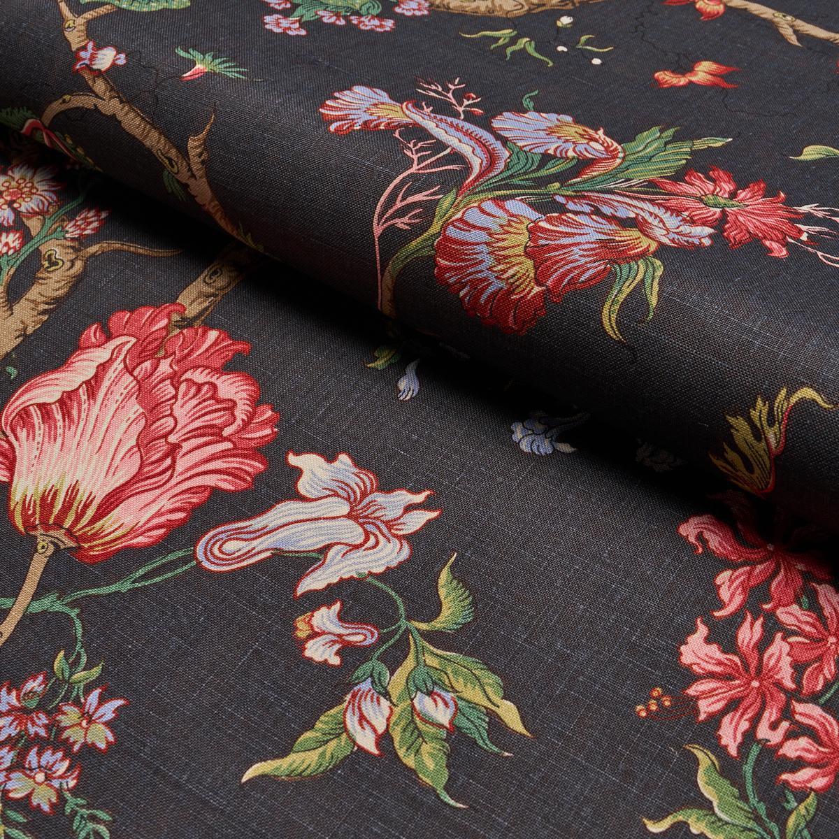 Schumacher Josephine Noir Fabric