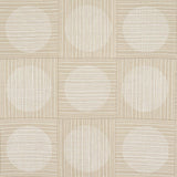 Schumacher Una Hand Block Print Sand Fabric