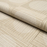 Schumacher Una Hand Block Print Sand Fabric