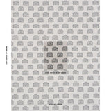 Schumacher Ode Hand Block Charcoal Fabric