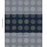Schumacher Una Hand Block Print Indigo Fabric