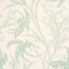 Schumacher Ocean Toile Eucalyptus On Linen Wallpaper
