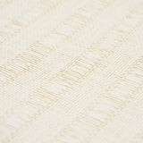 Schumacher June Woven Textured Stripe Natural Wallpaper