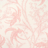 Schumacher Ocean Toile Coral Wallpaper