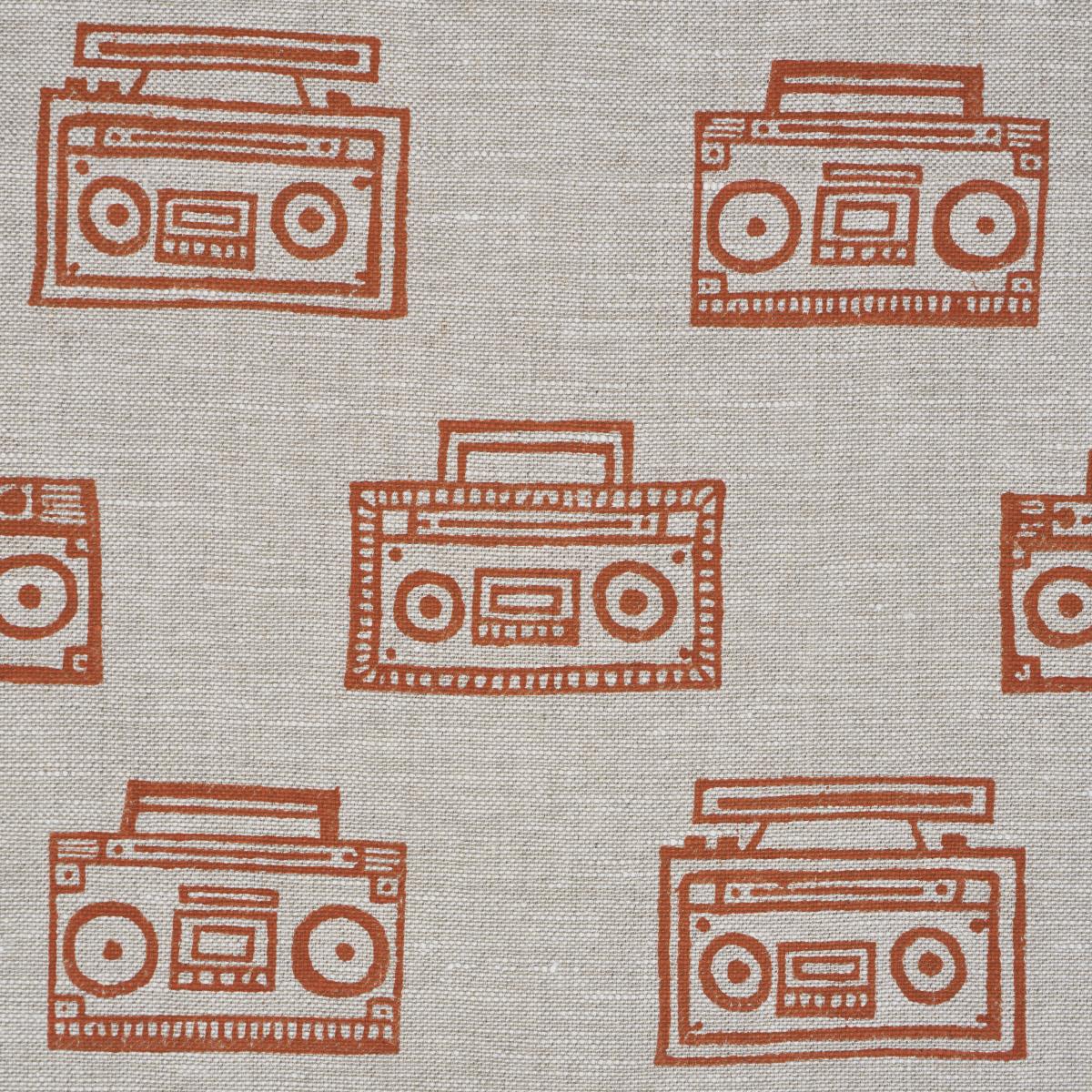 Schumacher Ode Hand Block Crush Fabric