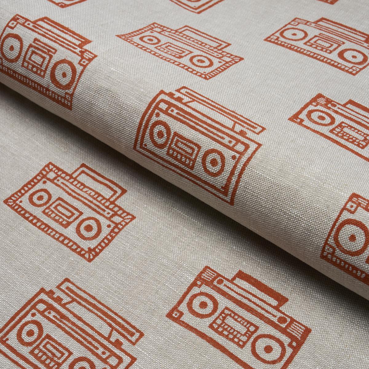 Schumacher Ode Hand Block Crush Fabric