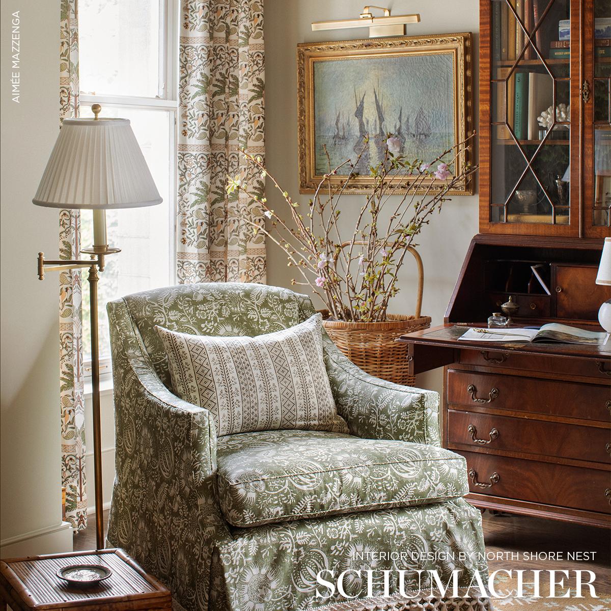 Schumacher Amazonas Mystique Echoes Of The Rainforest Fabric