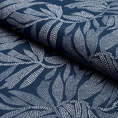 Schumacher Tayrona Palm Mosaic Pacific Ocean Hues Fabric