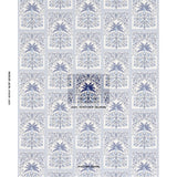 Schumacher Amazonas Mystique Tropical Shades Of Blue Fabric