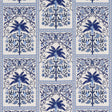 Schumacher Amazonas Mystique Tropical Shades Of Blue Fabric