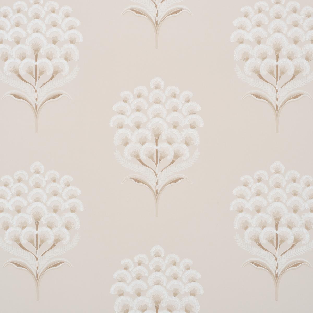 Schumacher Aurelia Limestone Wallpaper