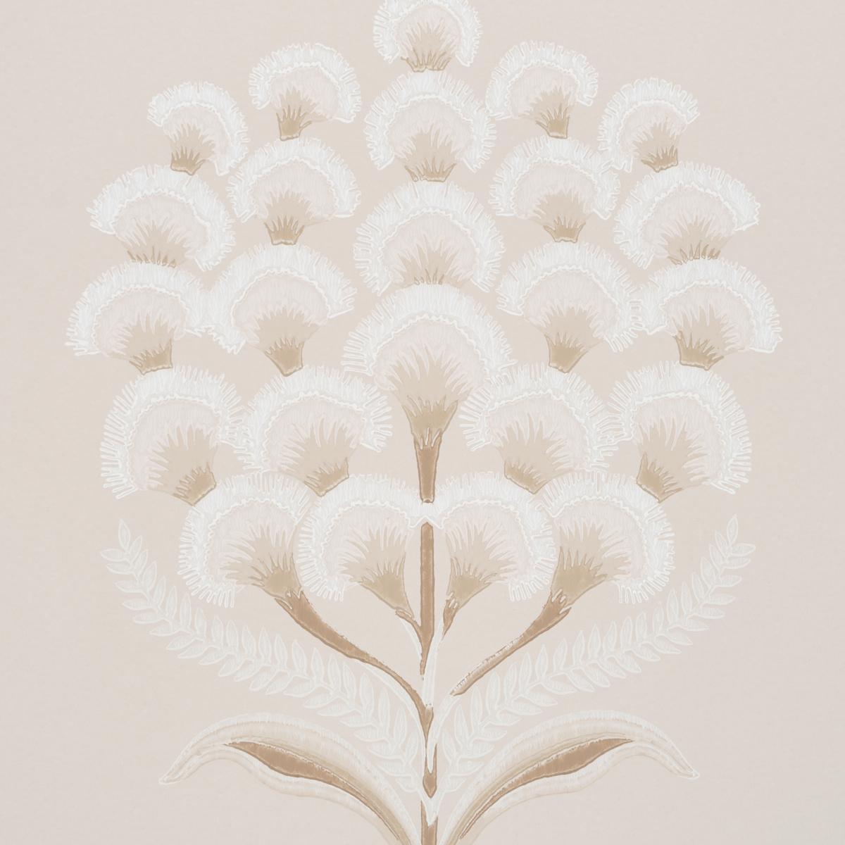 Schumacher Aurelia Limestone Wallpaper