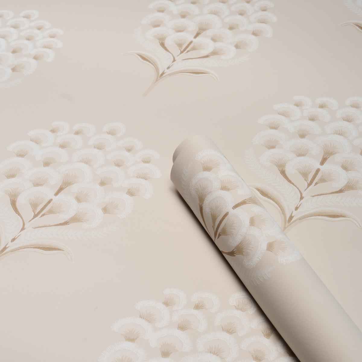 Schumacher Aurelia Limestone Wallpaper