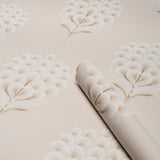 Schumacher Aurelia Limestone Wallpaper