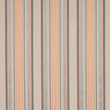 Schumacher Wellington Stripe Natural On Multi Fabric