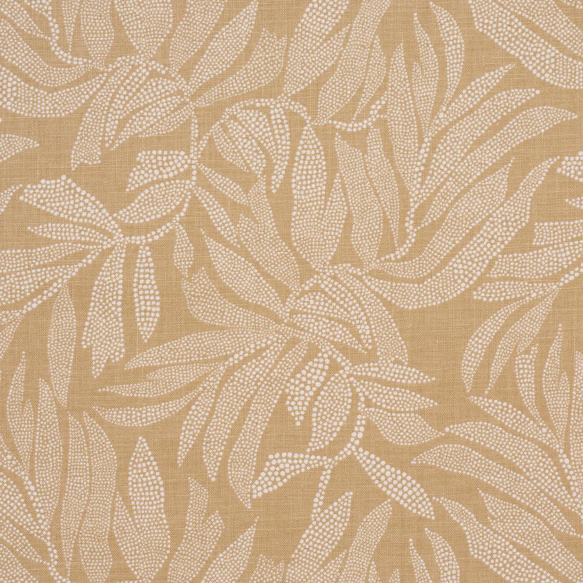 Schumacher Tayrona Palm Mosaic Playa Dorada Sand Fabric
