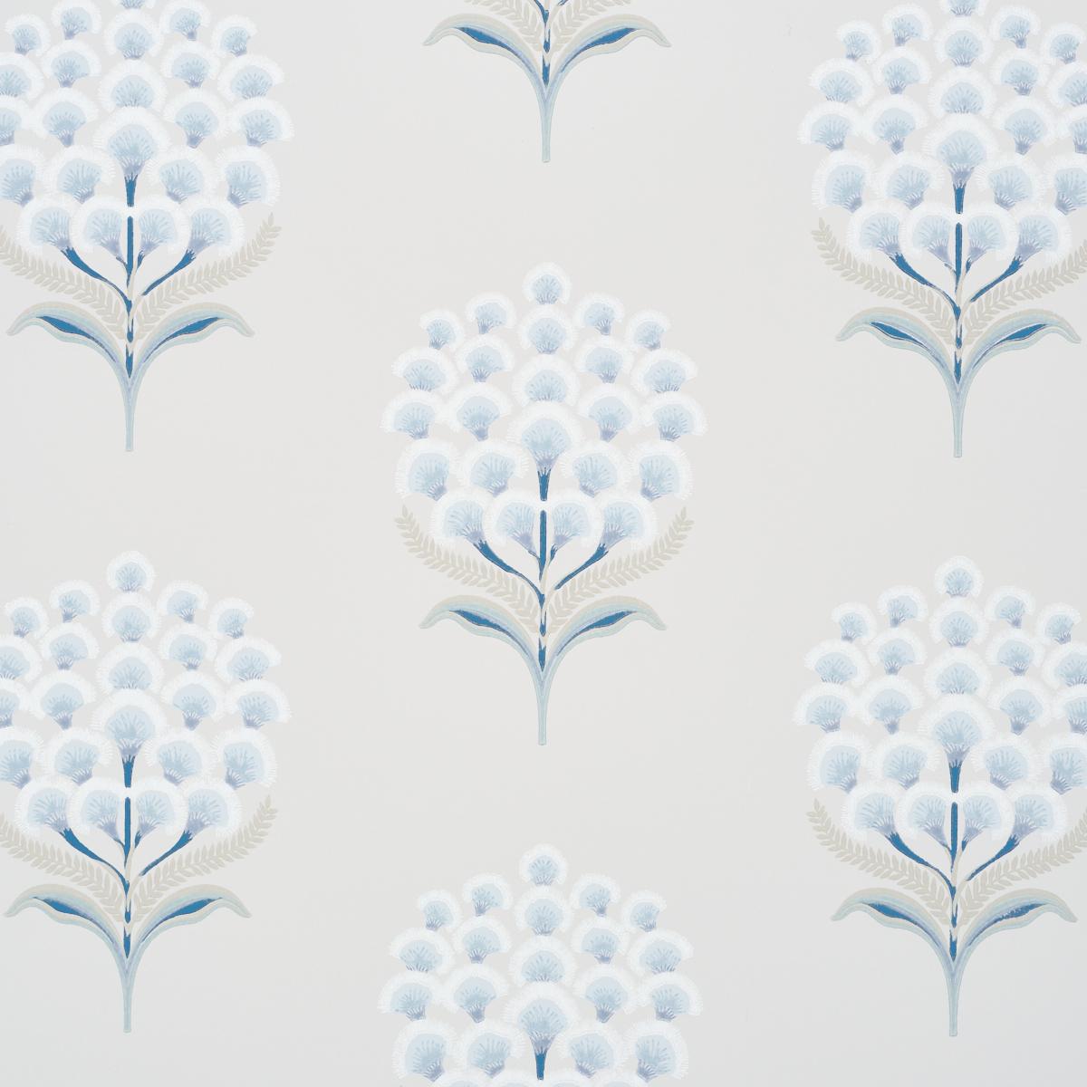 Schumacher Aurelia Porcelain Wallpaper