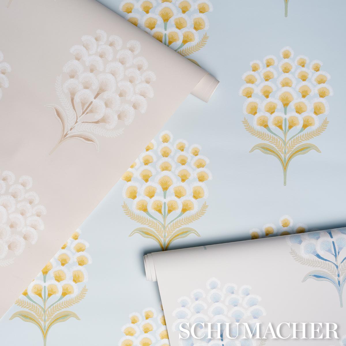 Schumacher Aurelia Porcelain Wallpaper – DecoratorsBest