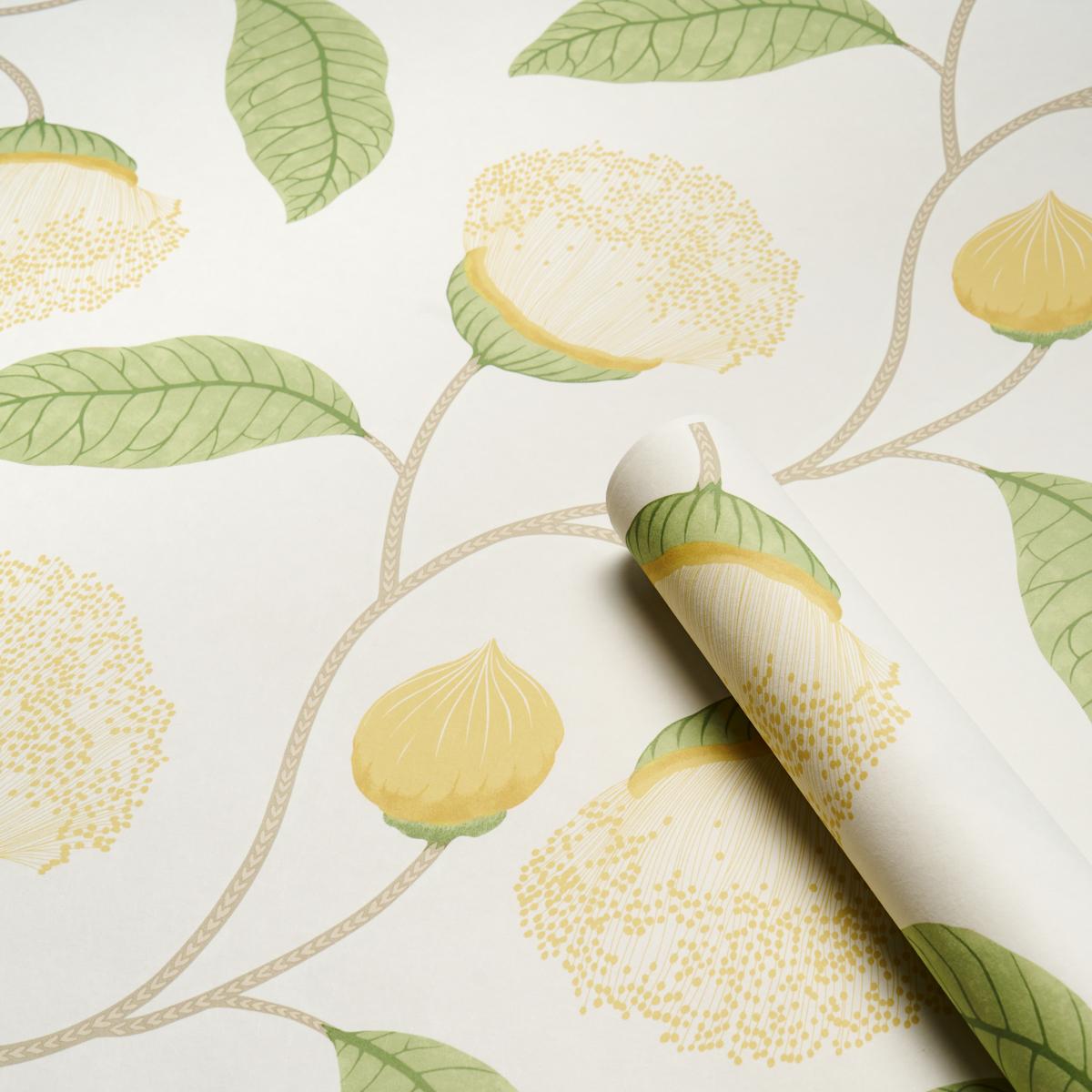 Schumacher Celinda Citrus Wallpaper
