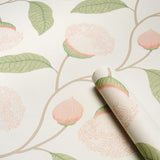 Schumacher Celinda Blush Wallpaper