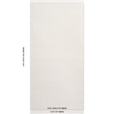 Schumacher Hand Combed Triangles White Wallpaper
