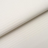 Schumacher Hand Combed Triangles White Wallpaper