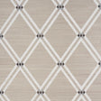 Schumacher Asolo Sisal Silver Wallpaper