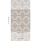 Schumacher Asolo Sisal Silver Wallpaper