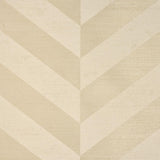 Schumacher Staggered Chevron Sisal Ivory Wallpaper