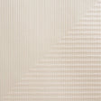Schumacher Hand Combed Triangles Pearlescent Wallpaper