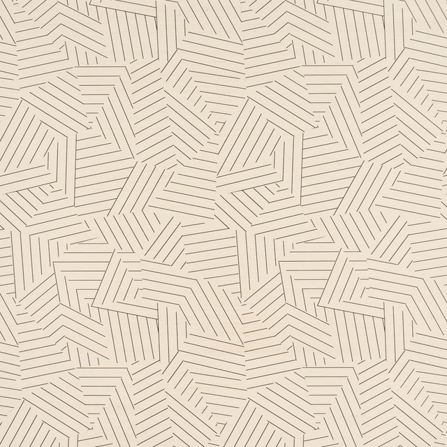 Schumacher Deconstructed Stripe Sisal Black Wallpaper