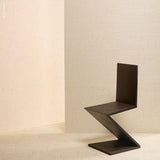 Schumacher Deconstructed Stripe Sisal Black Wallpaper