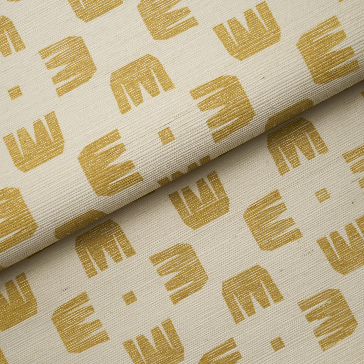 Schumacher Raze Sisal Maize Wallpaper