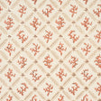 Schumacher Corail Leaf Trellis Coral Wallpaper