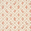 Schumacher Corail Leaf Trellis Coral Wallpaper