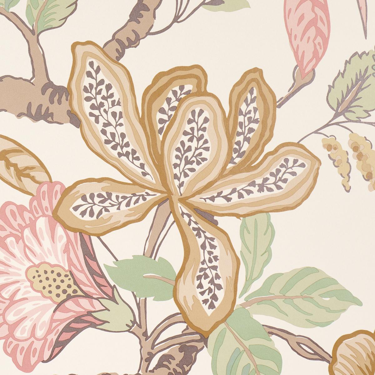 Schumacher Huntington Gardens Ptale Wallpaper
