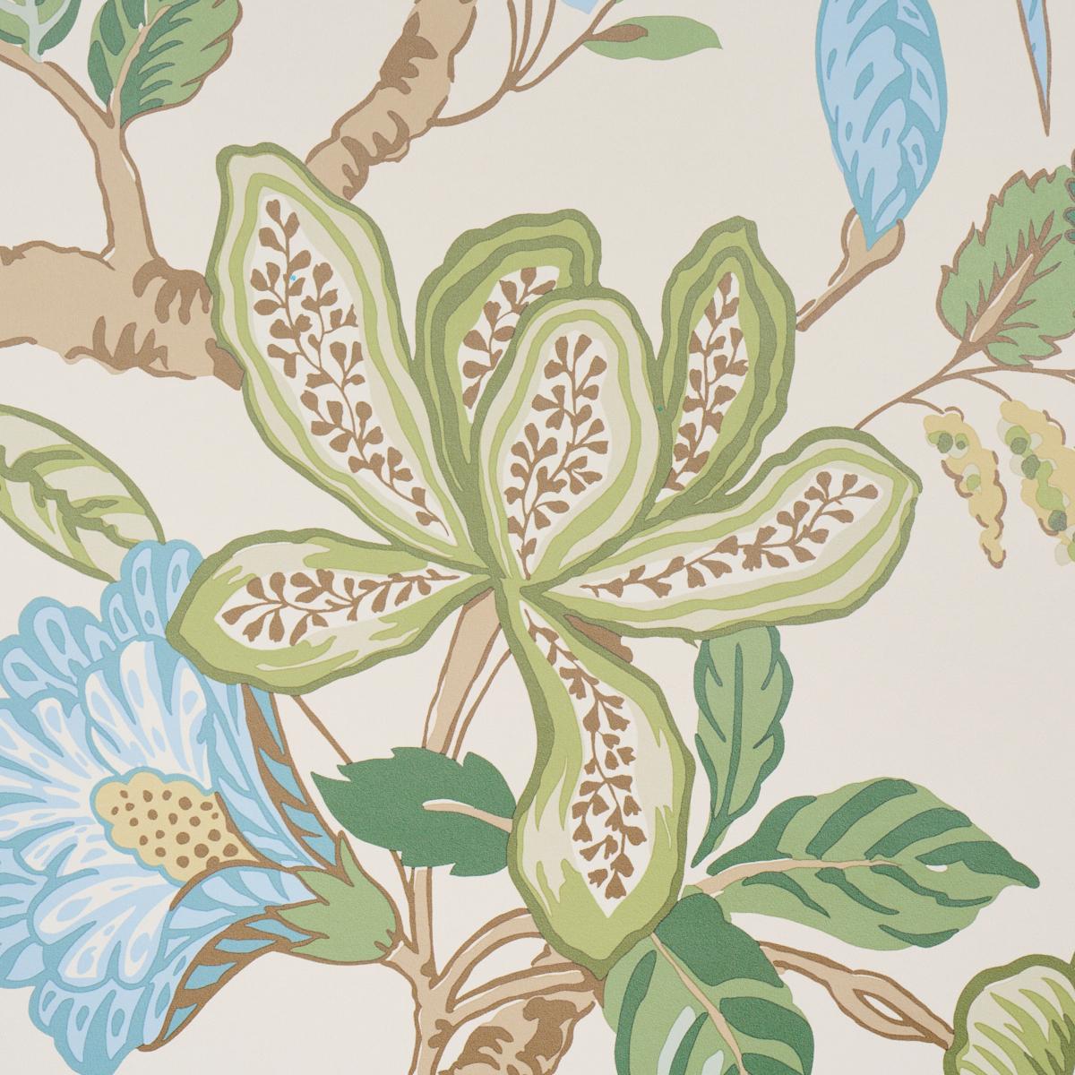 Schumacher Huntington Gardens Paradis Wallpaper