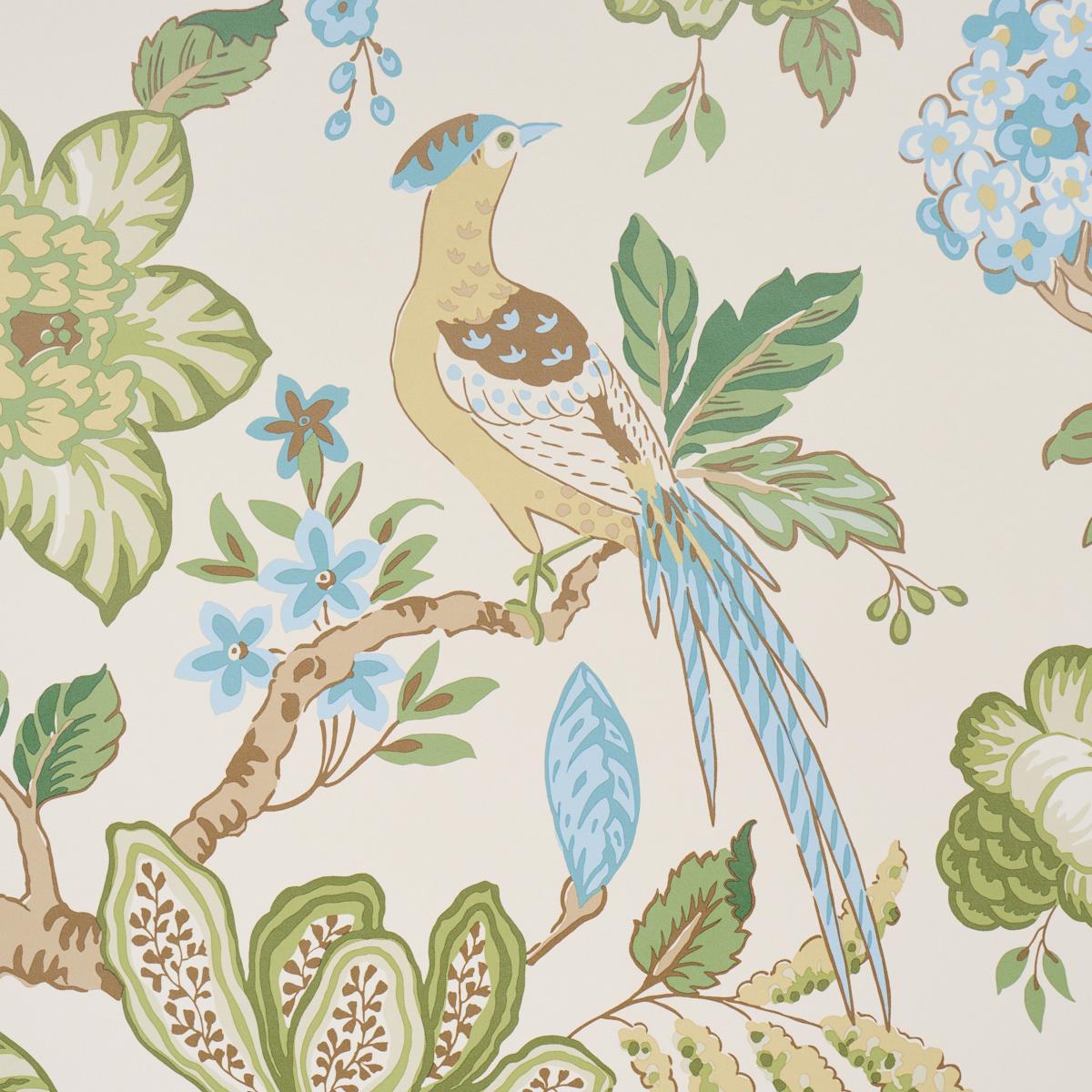 Schumacher Huntington Gardens Paradis Wallpaper